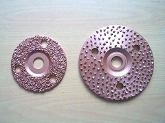 Carbide coated grinding wheels　